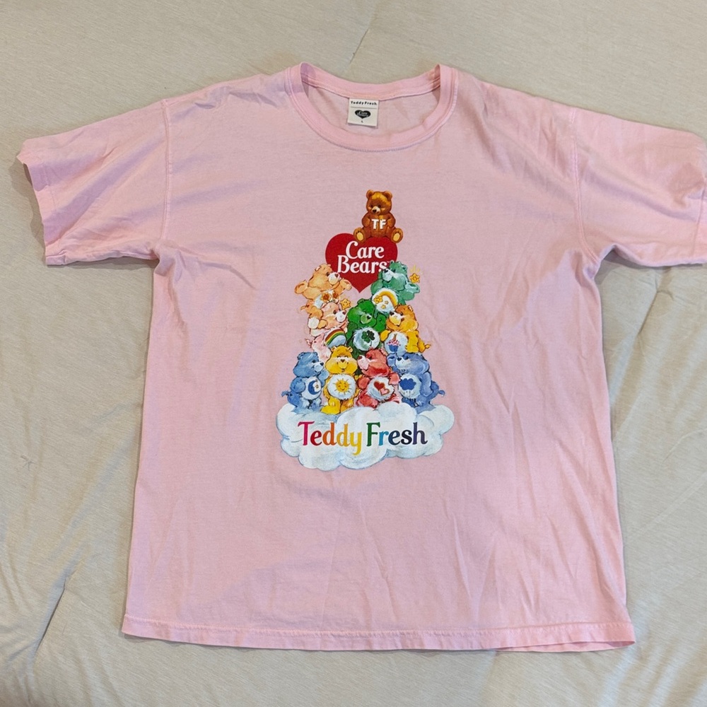 Teddy Fresh Care Bears Pink Kids T-Shirt